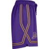 NIKE LOS ANGELES LAKERS WOMEN'S CROSSOVER SHORTS COURTSIDE 75TH FIELD PURPLE/AMARILLO