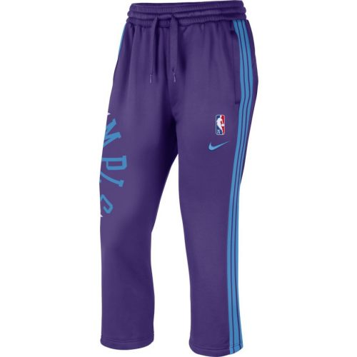 NIKE LOS ANGELES LAKERS WOMENS FLEECE COURTSIDE PANT FIELD PURPLE