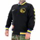 NIKE GOLDEN STATE WARRIORS DRI FIT SHOWTIME JACKET BLACK/RUSH BLUE/AMARILLO/WHITE