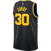 NIKE GOLDEN STATE WARRIORS DRI FIT SWINGMAN JERSEY MMT 21 BLACK/CURRY STEPHEN