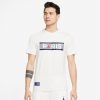 JORDAN X PARIS SAINT-GERMAIN WORDMARK TEE BIRCH HEATHER