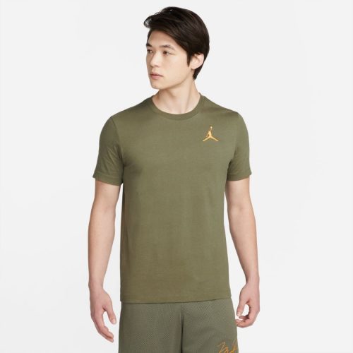 JORDAN JUMPMAN EMBLEM TEE MEDIUM OLIVE/LIGHT CURRY