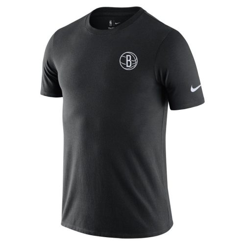 NIKE BROOKLYN NETS ESSENTIALS CORE LOGO TEE BLACK