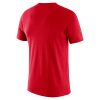 NIKE CHICAGO BULLS ESSENTIALS CORE LOGO TEE UNIVERSITY RED