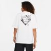 JORDAN ZION DRI-FIT SS TEE WHITE/BLACK