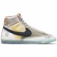 NIKE BLAZER MID '77 CREAM II/ARMORY NAVY-ORANGE-GLACIER ICE