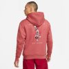 JORDAN ESSENTIALS FLEECE GFX PULLOVER CANYON RUST