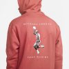 JORDAN ESSENTIALS FLEECE GFX PULLOVER CANYON RUST