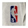 NIKE BOSTON CELTICS COURTSIDE 75TH FLEECE CREW BIRCH HEATHER/WHITE/CLOVER