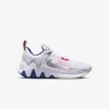 Nike Giannis Immortality 2 WHITE/DEEP ROYAL BLUE/HYPER PINK/METALLIC SILVER