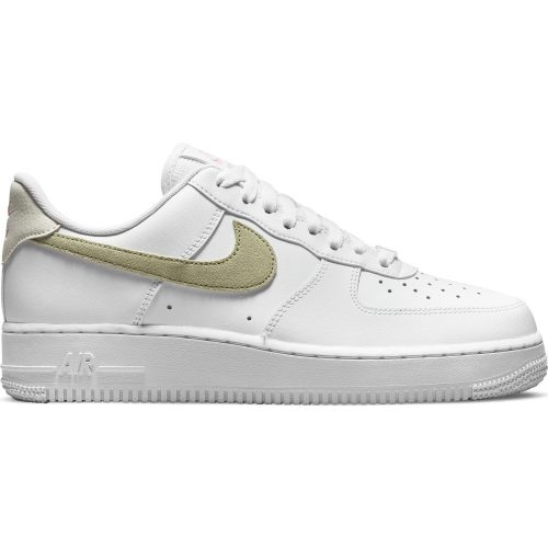 NIKE AIR FORCE 1 '07 WMNS WHITE/OLIVE AURA-SEA GLASS-ARCTIC PUNCH