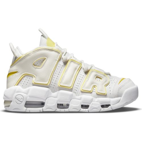 NIKE AIR MORE UPTEMPO WMNS SUMMIT WHITE/OPTI YELLOW-LT ZITRON-SAIL