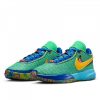 Nike Lebron XX Kids Shoes (GS) ELECTRIC ALGAE/UNIVERSITY GOLD/GAME ROYAL/BALTIC BLUE