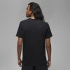 JORDAN ESSENTIALS GRAPHIC SS CREW BLACK/GYM RED