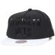 Mitchell & Ness Hide Snapback Brooklyn Nets WHITE/BLACK