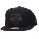 Mitchell & Ness Lustrous NBA New York Knicks Snapback BLACK