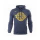 NBA X NIKE KIDS GOLDEN STATE WARRIORS PO LOGO ESSENTIAL CE HOODIE THUNDER BLUE