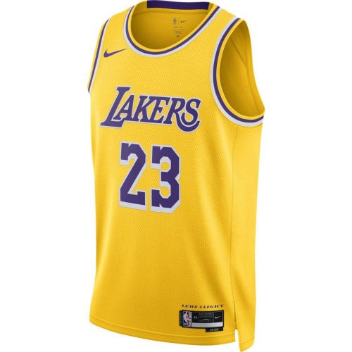 NIKE NBA LOS ANGELES LAKERS LEBRON JAMES BOYS ICON SWINGMAN JERSEY AMARILLO