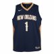 NBA X NIKE KIDS NEW ORLEANS PELICANS WILLIAMSON ICON SWINGMAN JERSEY NAVY