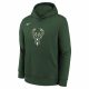 NIKE NBA MILWAUKEE BUCKS  NK CLUB LOGO FLEECE FIR S