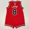 NIKE X NBA ZACH LAVINE CHICAGO BULLS BOYS REPLICA JERSEY RED