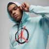 JORDAN FLIGHT MVP JUMPMAN GRAPHIC HOODIE GLACIER BLUE L