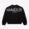 Mitchell & Ness Branded M&N Oversized Crewneck Black XL