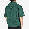 MITCHELL & NESS GREEN BAY PACKERS Short Sleeve Fleece Hood Dark Green