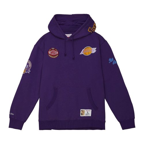MITCHELL & NESS LOS ANGELES LAKERS M&N CITY COLLECTION FLEECE HOODY Purple