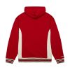 MITCHELL & NESS CHICAGO BULLS NBA TEAM LEGACY FRENCH TERRY HOODIE SCARLET L