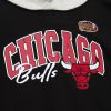 MITCHELL & NESS Premium Fleece Hoodie Vintage Logo Chicago Bulls Black XL