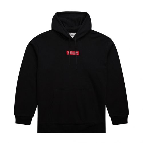 Mitchell & Ness Branded M&N Box Logo Hoodie Black