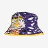 MITCHELL & NESS LOS ANGELES LAKERS SHATTERED BIG FACE BUCKET HWC Purple