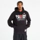 MITCHELL & NESS CHICAGO BULLS NBA RETRODOME HOODIE BLACK XXL