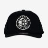 MITCHELL & NESS NBA BROOKLYN NETS TEAM GROUND 2.0 STRETCH SNAPBACK BLACK