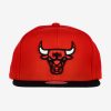 MITCHELL & NESS NBA CHICAGO BULLS TEAM 2 TONE 2.0 SNAPBACK RED / BLACK