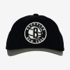 MITCHELL & NESS NBA BROOKLYN NETS TEAM 2 TONE 2.0 STRETCH SNAPBACK BLACK / GREY