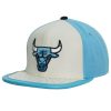 MITCHELL & NESS NBA CHICAGO BULLS DAY ONE SNAPBACK WHITE/LIGHTBLUE