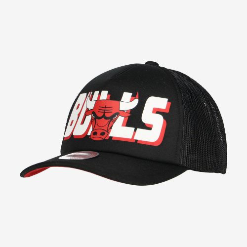 MITCHELL & NESS CHICAGO BULLS BILLBOARD TRUCKER SNAPBACK Black