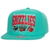 MITCHELL & NESS VANCOUVER GRIZZLIES NBA CHAMP STACK SNAPBACK HWC TEAL