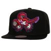 MITCHELL & NESS TORONTO RAPTORS NBA BIG FACE 7.0 SNAPBACK HWC BLACK