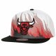 MITCHELL & NESS CHICAGO BULLS NBA HOT FIRE SNAPBACK WHITE