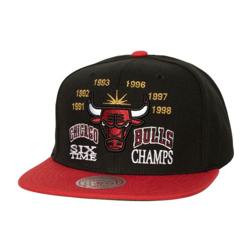 MITCHELL & NESS CHICAGO BULLS NBA CHAMP IS HERE SNAPBACK BLACK