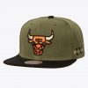 Mitchell & Ness NBA Core Iv Snapback - Chicago Bulls Olive-Black ONE