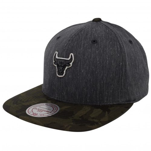 Mitchell & Ness NBA Chicago Bulls Trench 110 Snapback GREY/CAMO