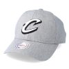 Mitchell & Ness TEAM LOGO LOW PRO STRAPBACK NBA CLEVELAND CAVALIERS GREY HEATHER