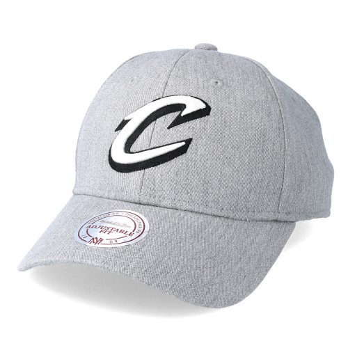 Mitchell & Ness TEAM LOGO LOW PRO STRAPBACK NBA CLEVELAND CAVALIERS GREY HEATHER