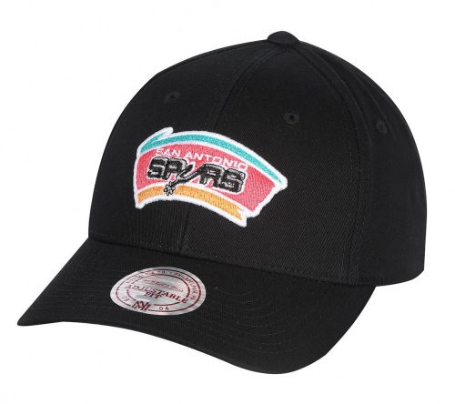 Mitchell & Ness NBA Team Logo Low Pro San Antonio Spurs BLACK