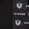 Mitchell & Ness NFL Team Leader Satin Bomber Vintage Logo Oakland Raiders Black XL