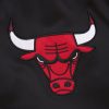 Mitchell & Ness NBA Primetime Heavyweight Satin Jacket Vintage Logo Chicago Bulls Black L